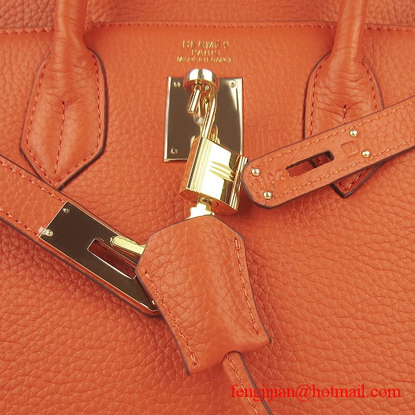 Hermes Birkin 30cmTogo Bag Light Orange 6088